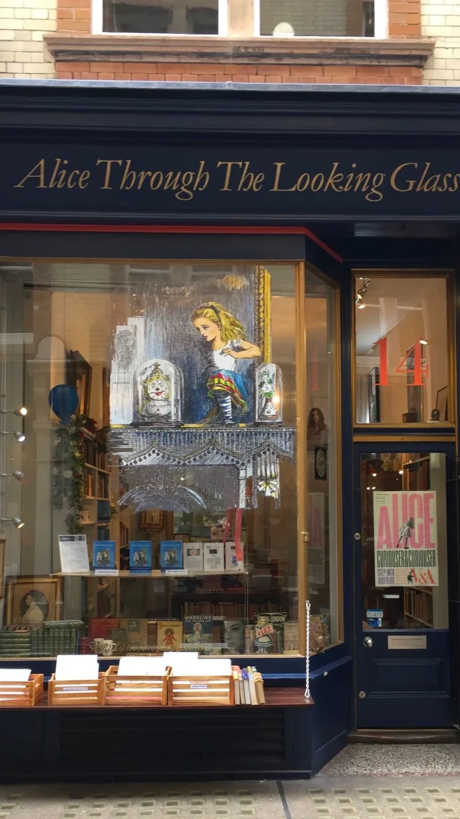 Coffee and Books Itinerary in London: Alice Through the Looking Glass, Cecil Court