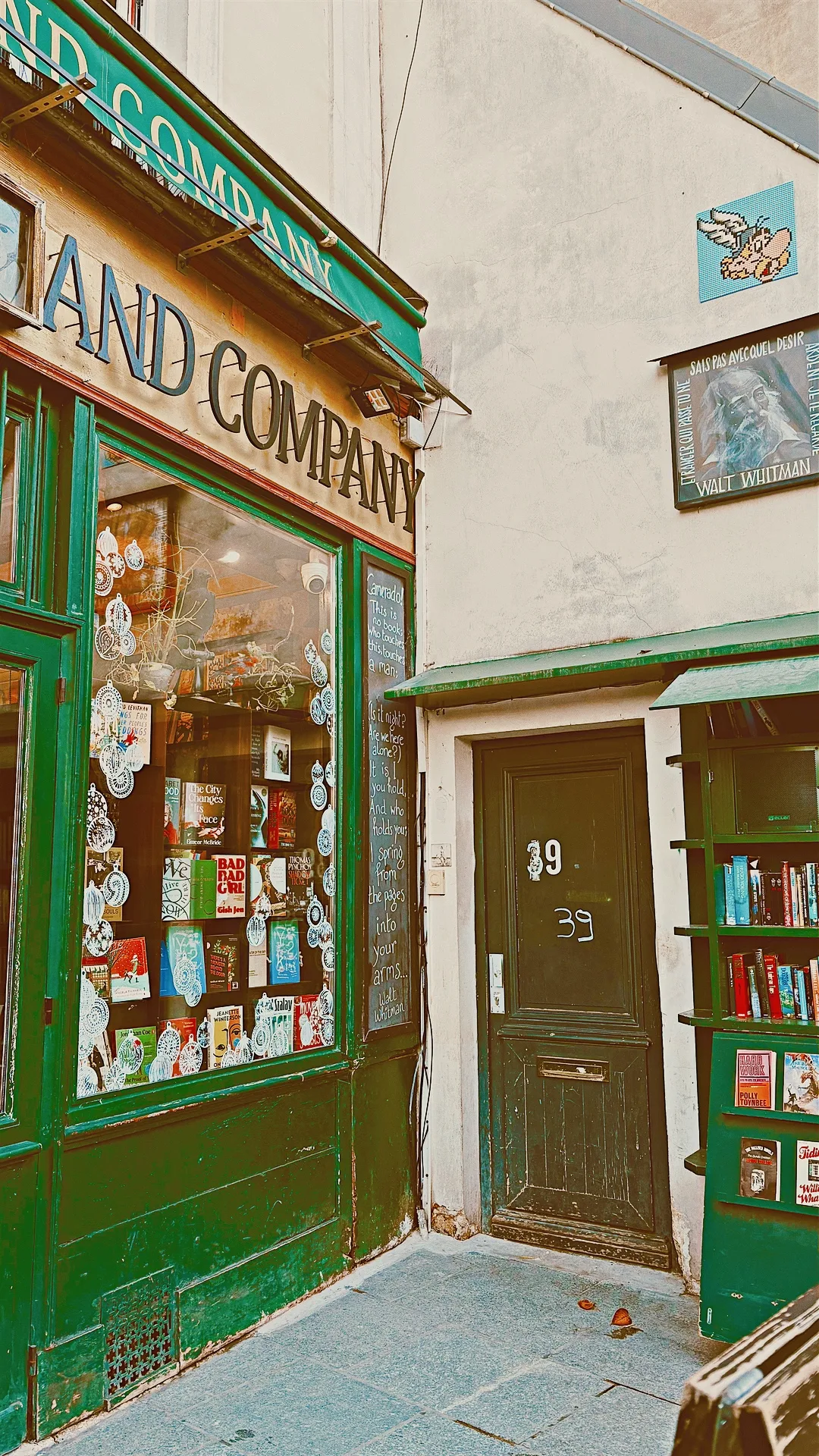 old bookstores in paris shakespeare and company photos review - most beautiful places in paris hidden gems secret spots - vintage shopfronts in paris travel guide bucket list 