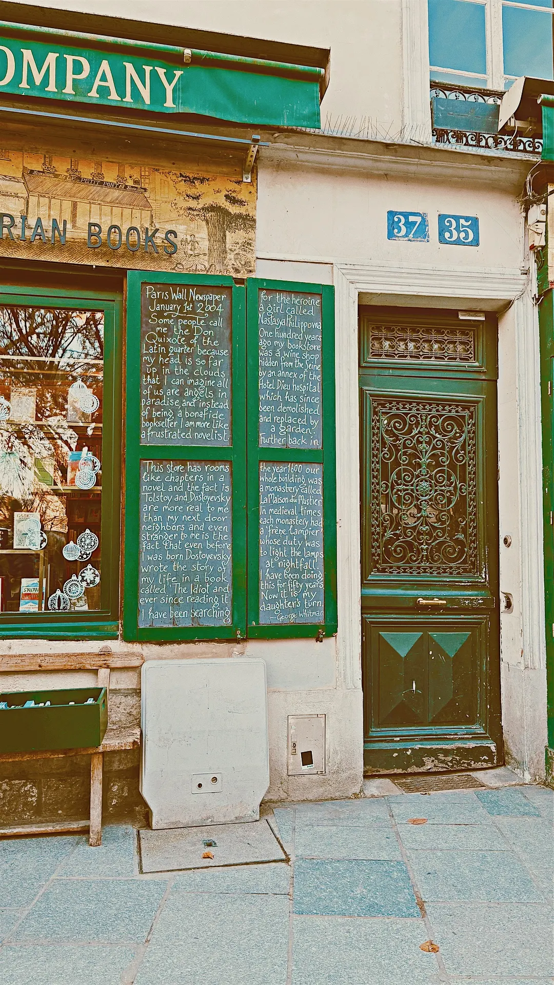 old bookstores in paris shakespeare and company photos review - most beautiful places in paris hidden gems secret spots - vintage shopfronts in paris travel guide bucket list - saint germain des pres paris 6th arrondissement