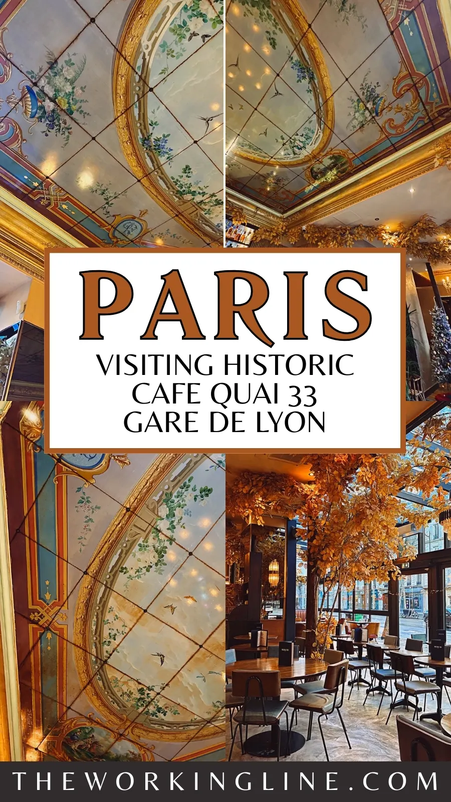 Visiting Cafe Quai 33, Paris and Its Historic Mosaic - old cafes in paris belle epoque restaurants - best brasseries in paris