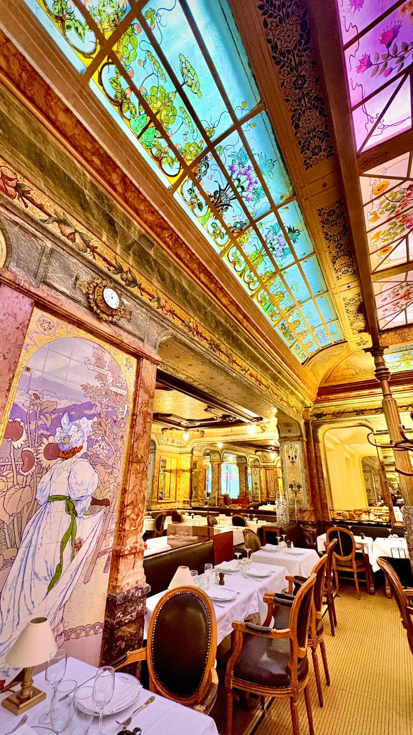 Beautiful Historical Sites in Paris: Brasserie Mollard, Rue Saint-Lazare